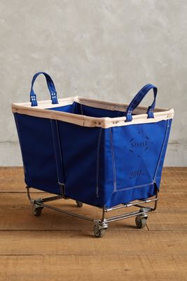 Medium Mobile Canvas Bin