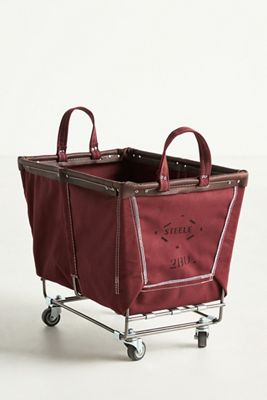 Medium Mobile Canvas Bin