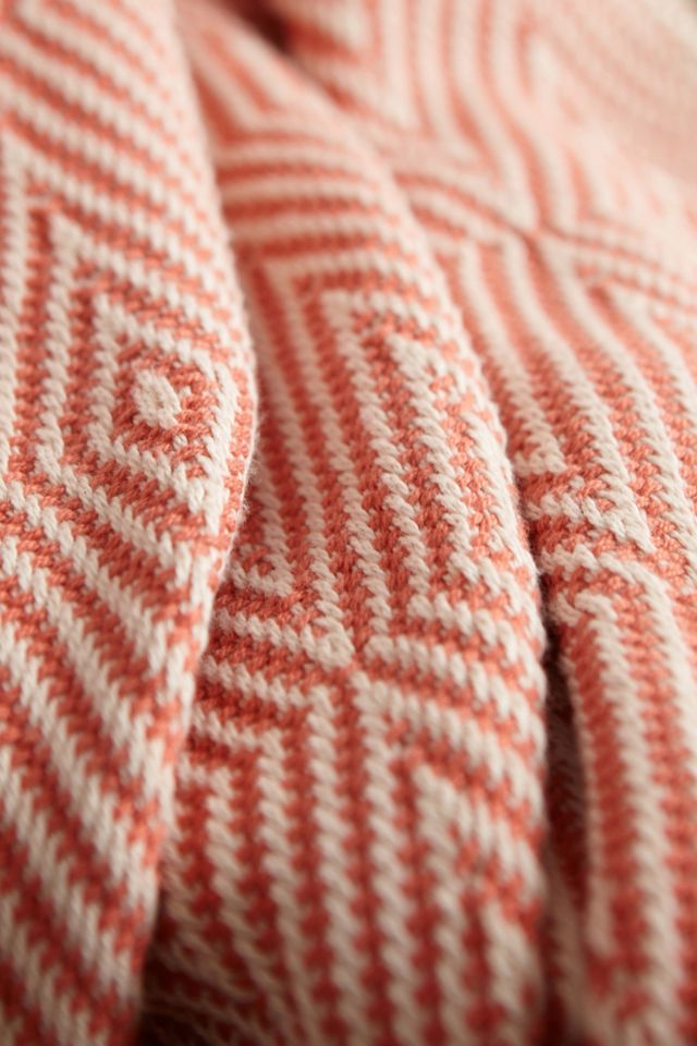 John Robshaw Woven Cotton Throw #4