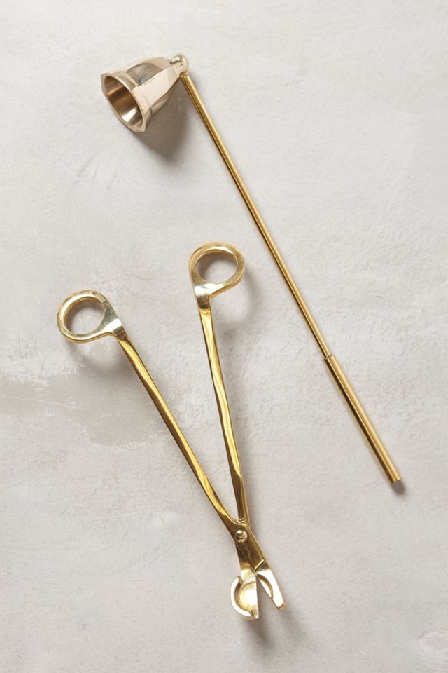 Gilded Snuffer Set