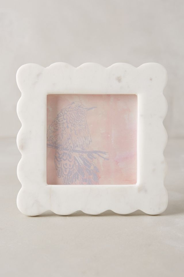 Scalloped Marble Frame #2