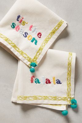 Tis' the Season Cocktail Napkin