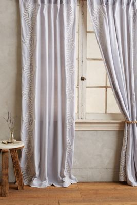 Velvet Embroidered Curtain