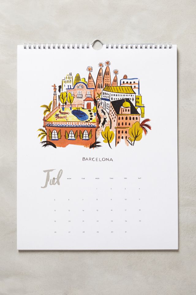 Cities By Rooftop 2015 Calendar #3