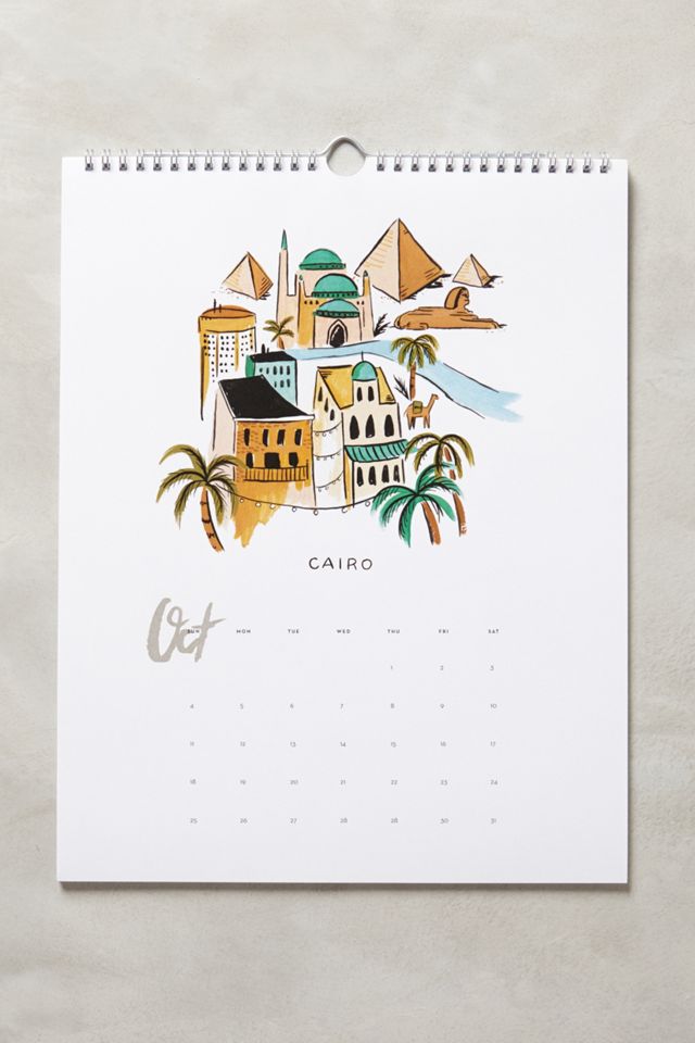 Cities By Rooftop 2015 Calendar #4