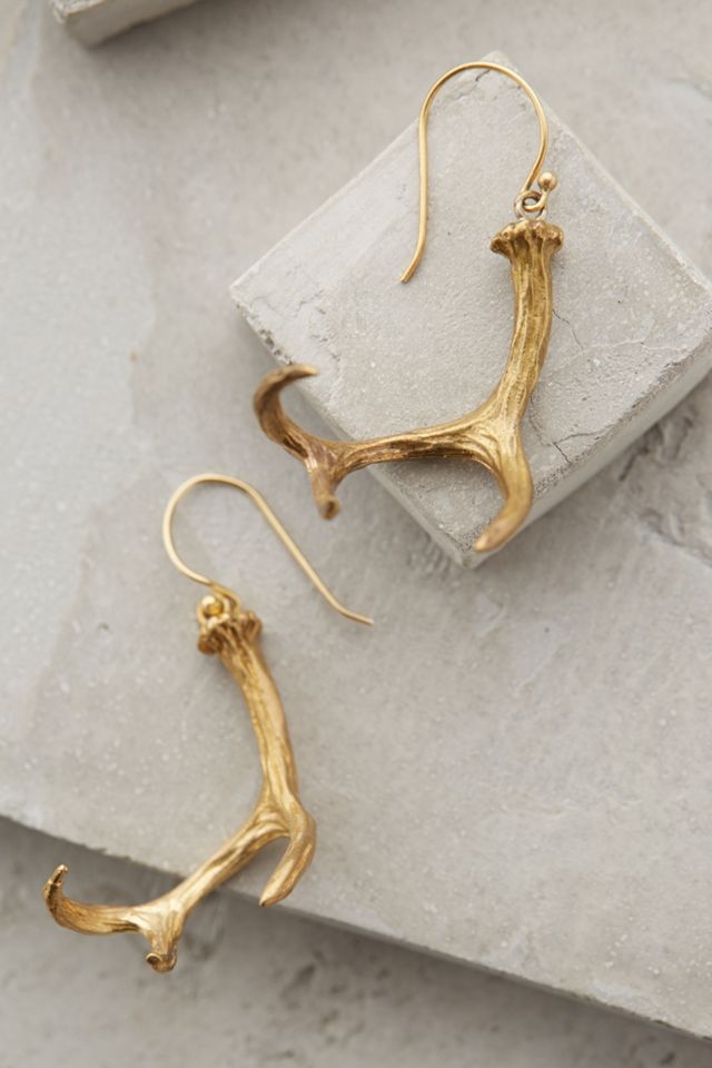 Antler Drop Earrings