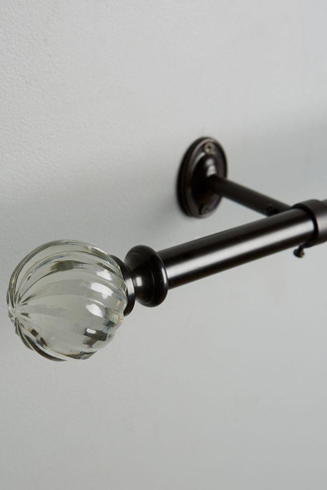 Glass Orb Curtain Rod #1