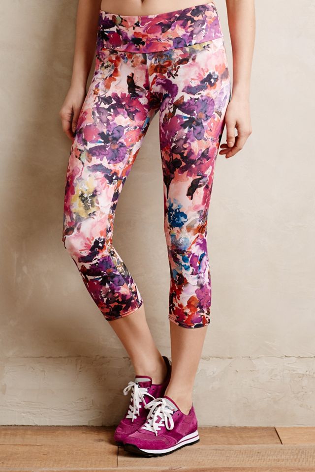 Waterfall Floral Leggings  #1
