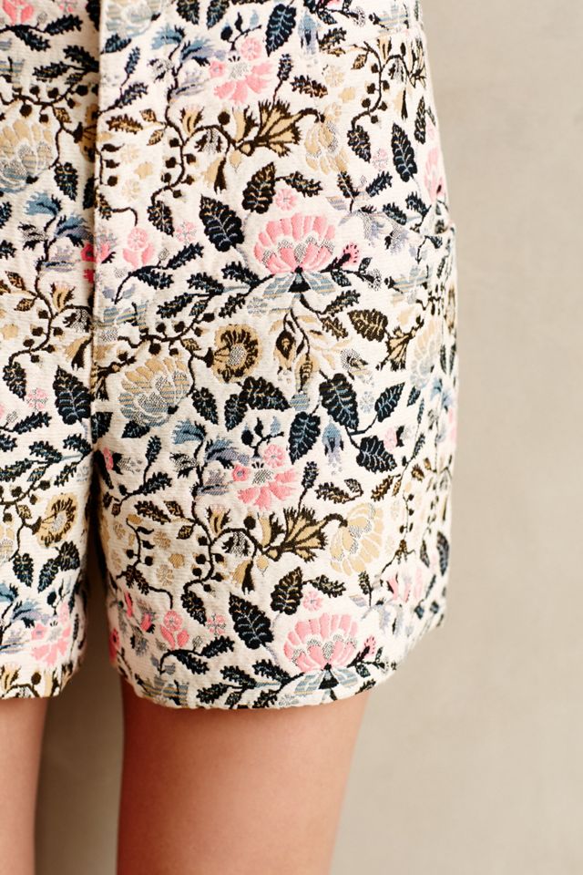 Floral Jacquard Shorts #3