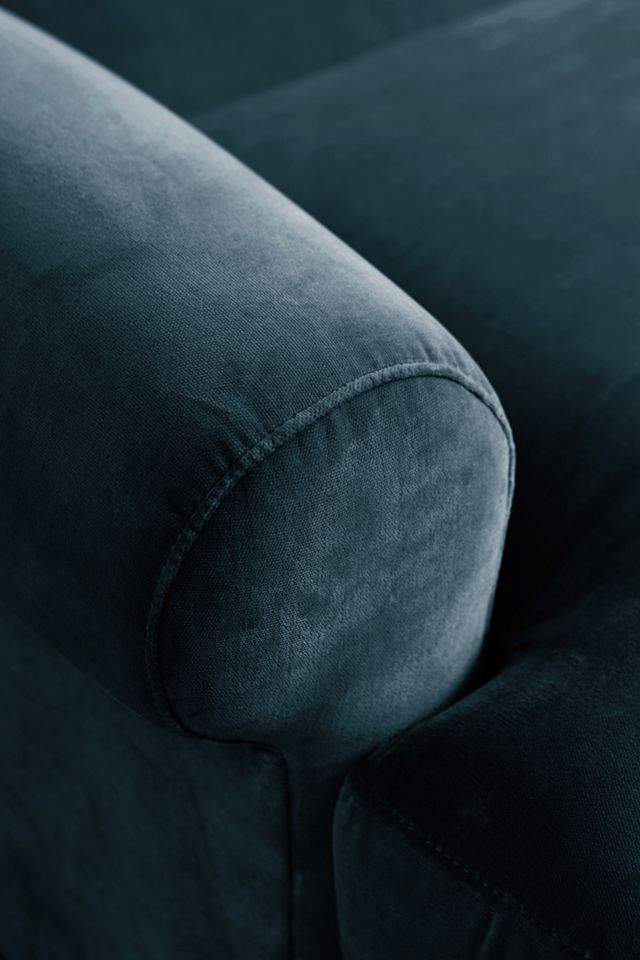 Velvet Willoughby Grand Sofa, Hickory #2