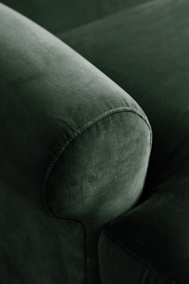 Velvet Willoughby Grand Sofa, Wilcox #2