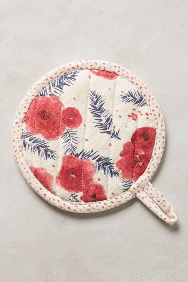 Poinsettia Pot Holders #5