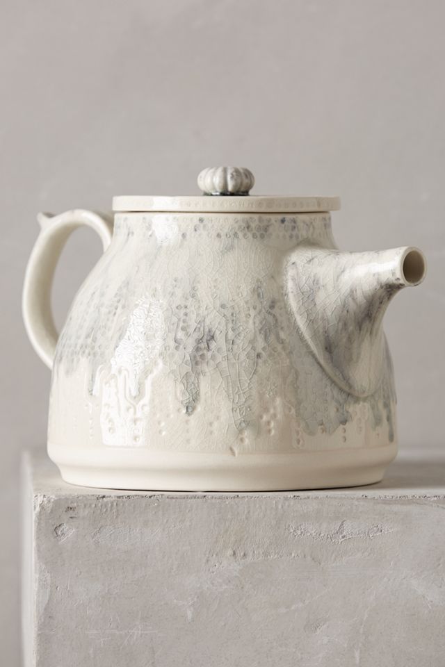 Marbled Ink Teapot #5