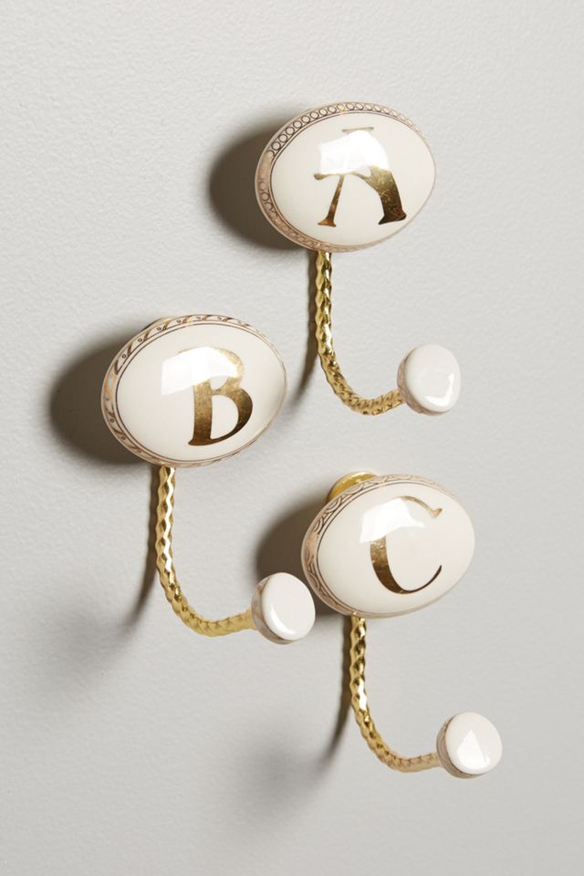 Ceramic Letter Hook #2