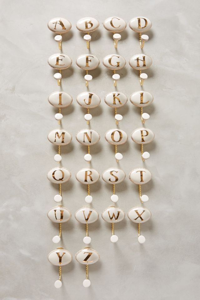Ceramic Letter Hook #3