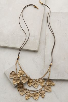 Lily Leaves Necklace 