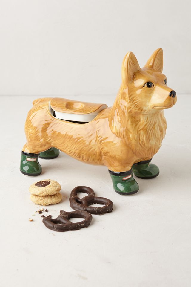 Pedigreed Cookie Jar, Corgi #1