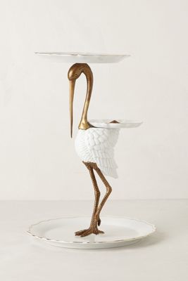Tiered Crane Sculpture