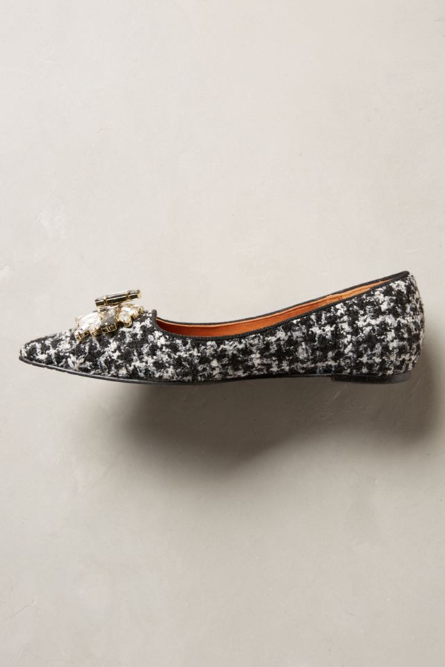 Tweedy Jeweled Flats #2