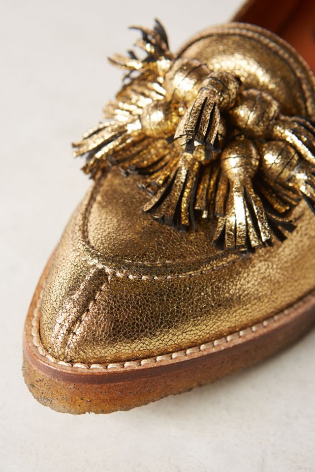 Ras Golden Tassel Loafers #4