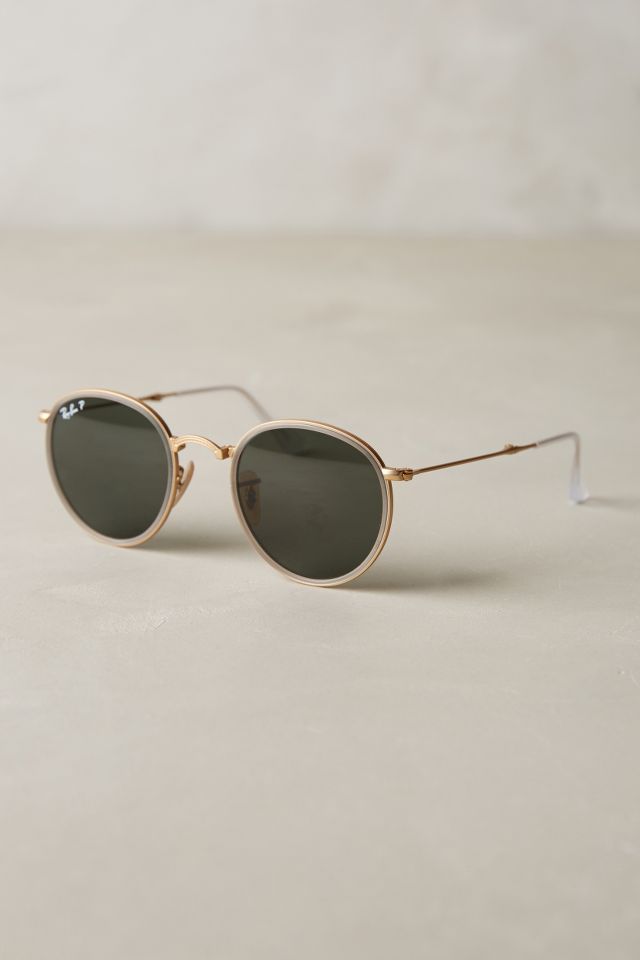 Ray ban store round folding collection