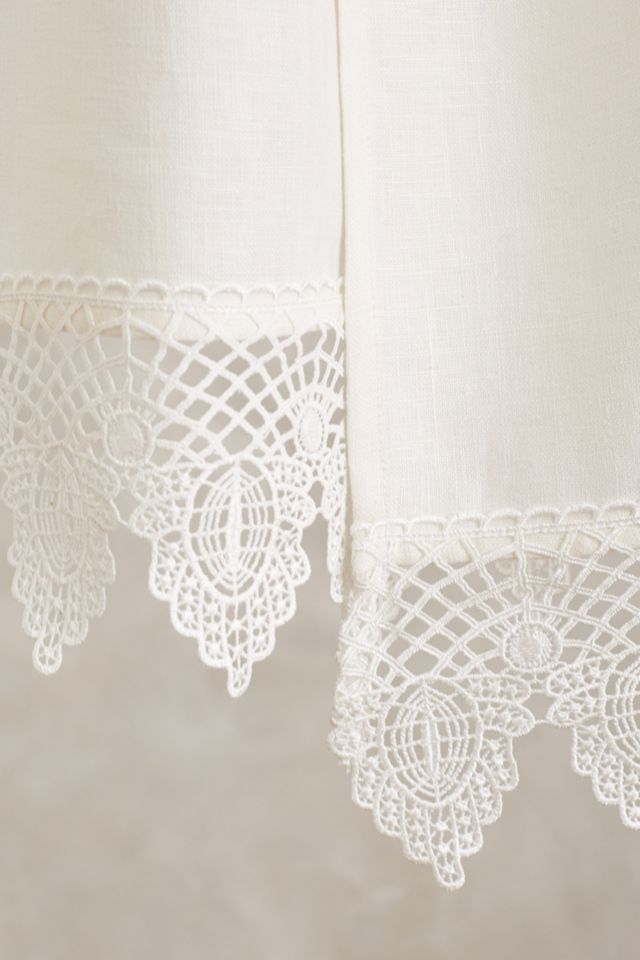 Lace-Trimmed Hand Towel #1
