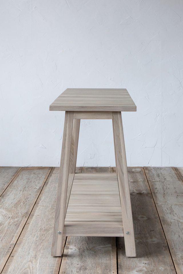 Vista Slatted Teak Console Table #3