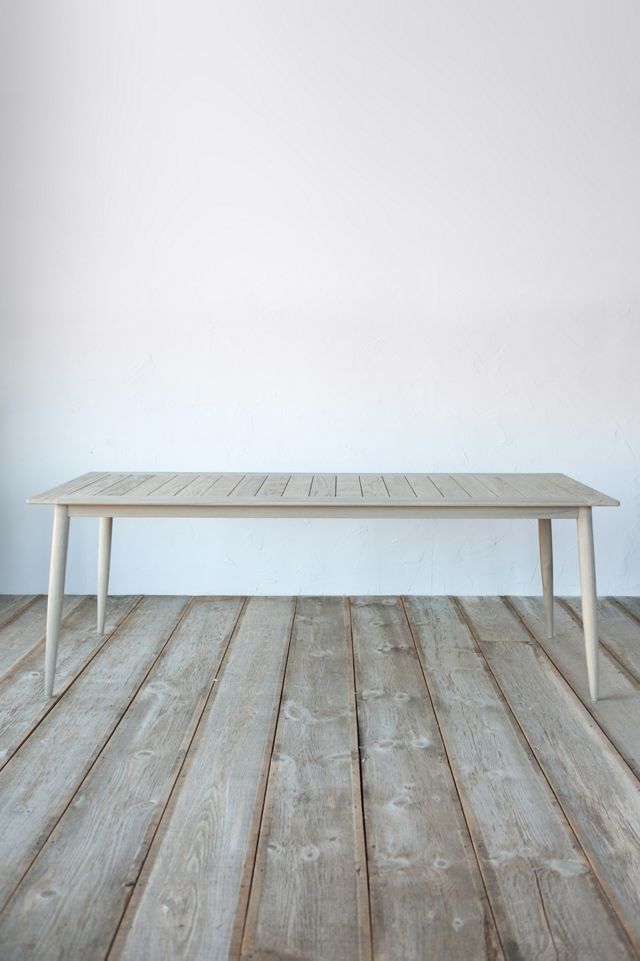 Inlet Teak Dining Table, 7' #1