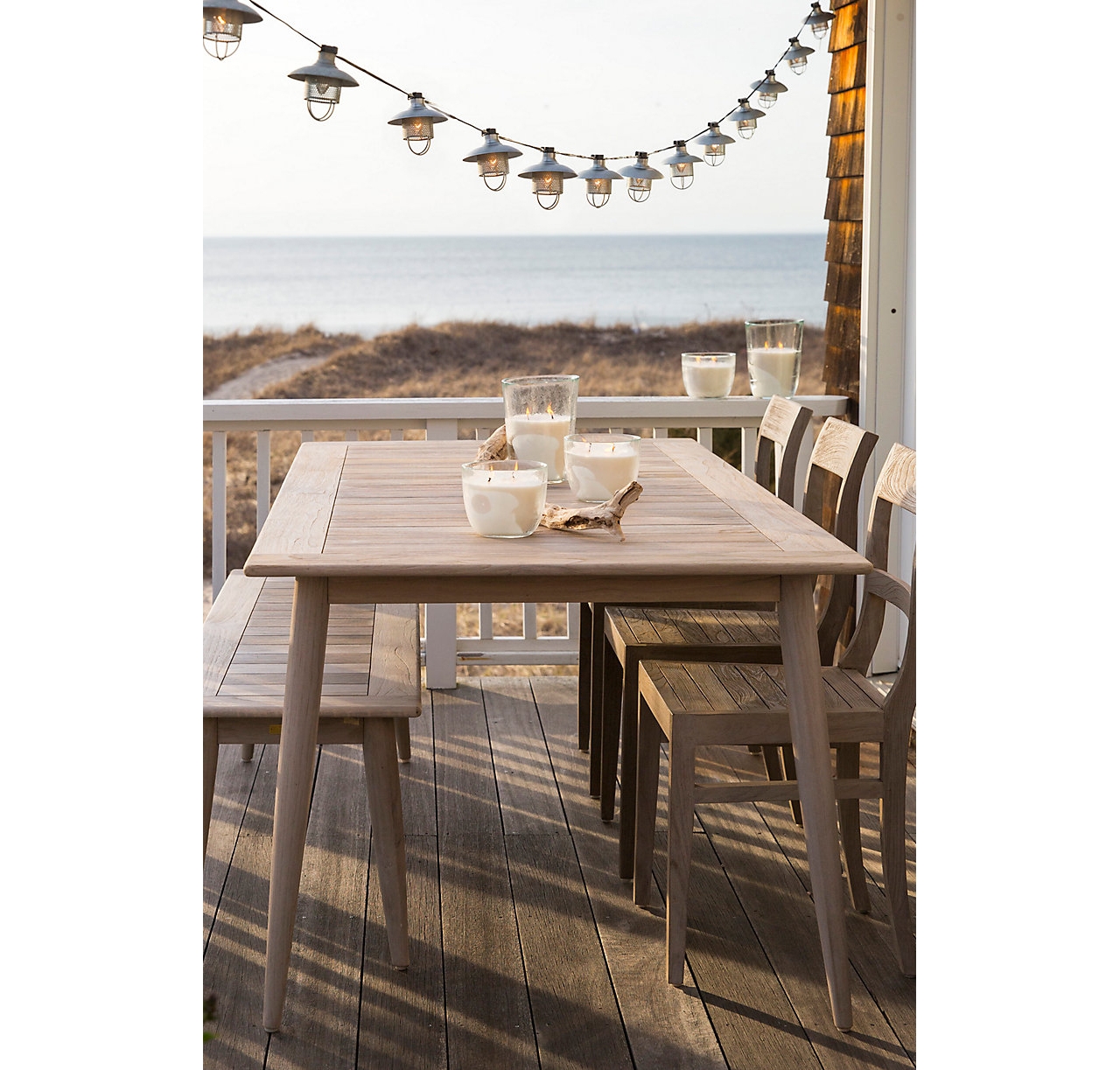 Inlet Teak Dining Bench