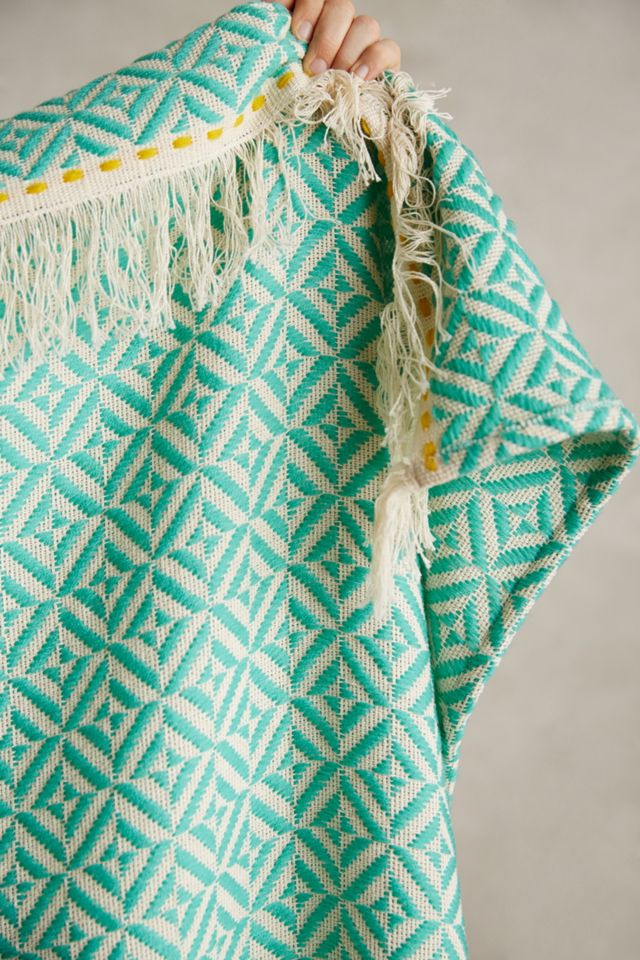 Fringed Almas Throw #1