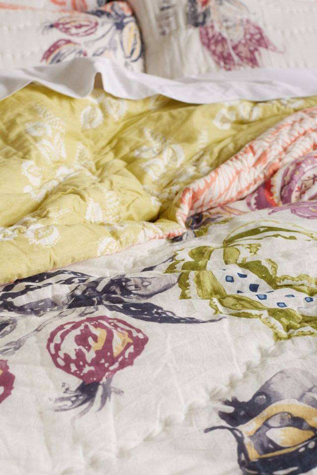 Woodblock Floral Quilt #2