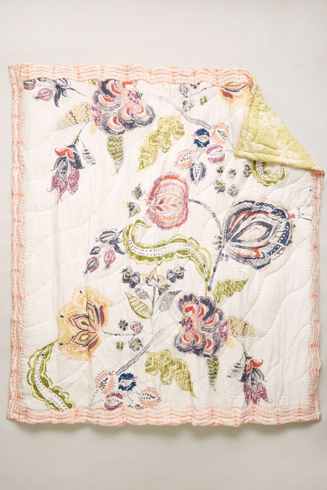 Woodblock Floral Quilt #3