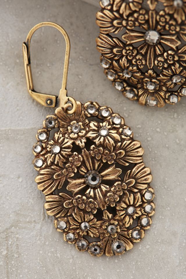 Filigree Discus Earrings #1
