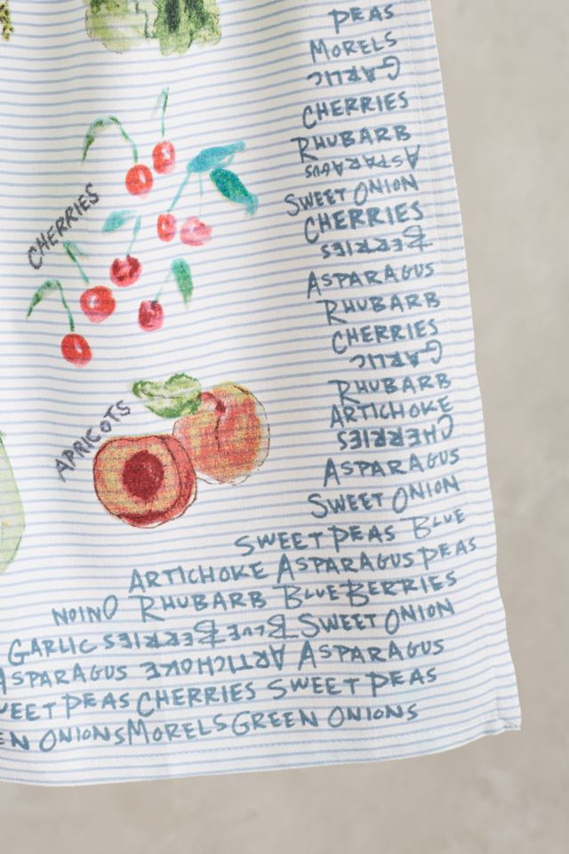 Springtime Harvest Dishtowel #1