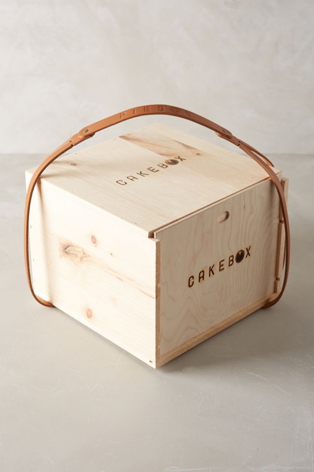 Wooden Pie Box Carrier #3