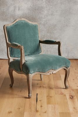 Velvet Viola Occasional Chair