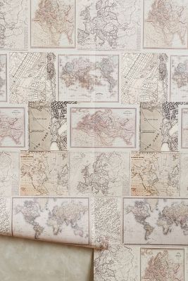 Around The World Wallpaper | Anthropologie