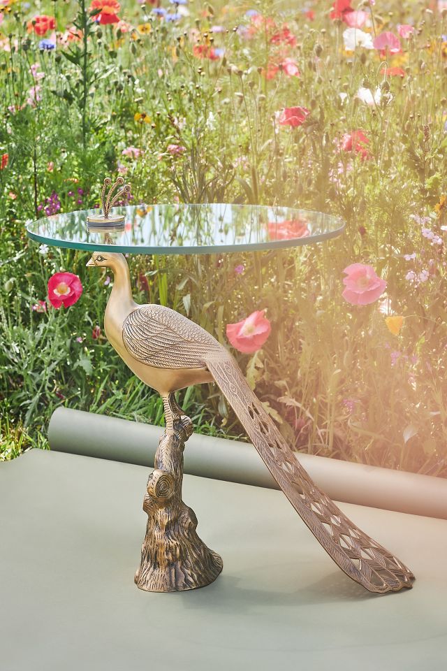 Anthropologie peacock store table