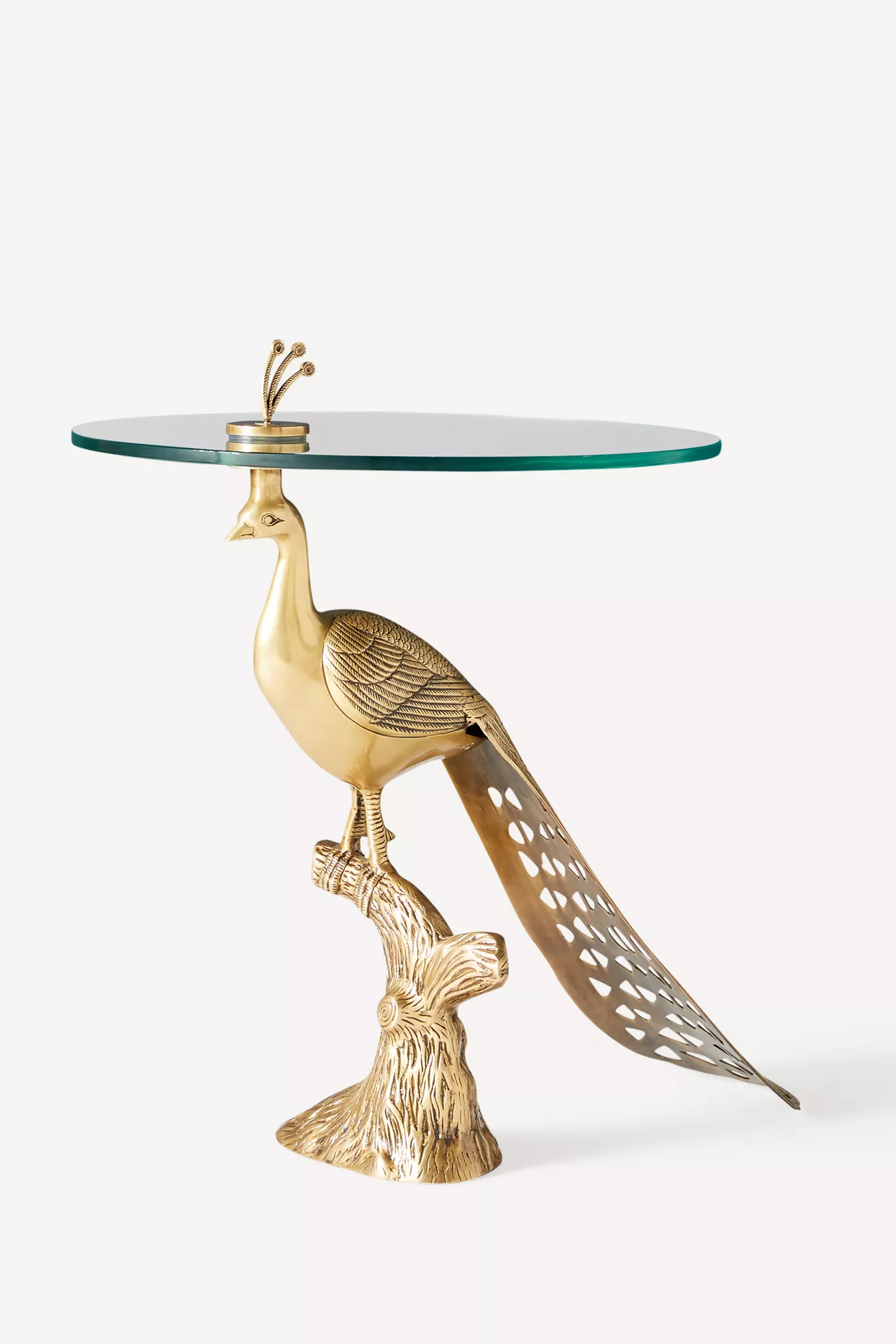 Icon Side Table: Peacock Edition