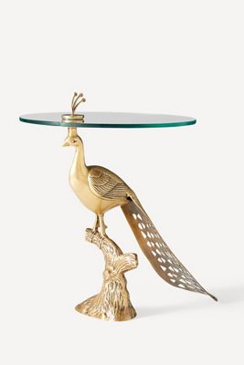 Icon Side Table: Peacock Edition