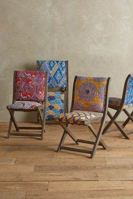 Anthropologie-inspired Folding Chair Cushions