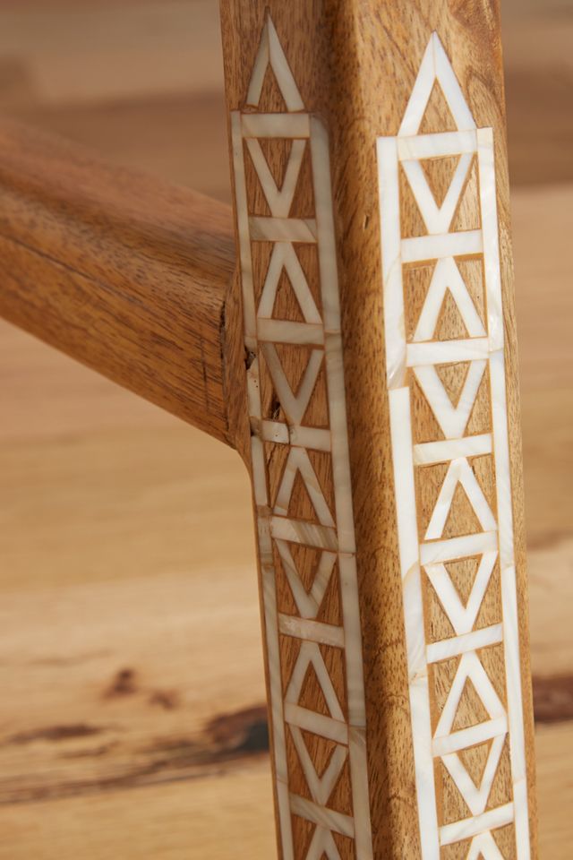 Carved Inlay Writing Desk #5