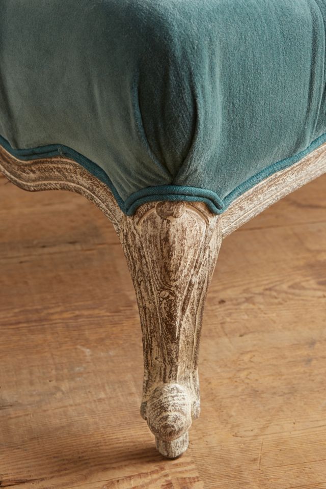 Tufted Viola Ottoman #2