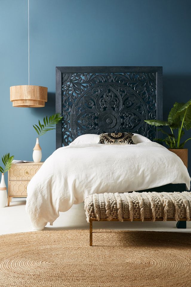 Anthropologie bed store frame used