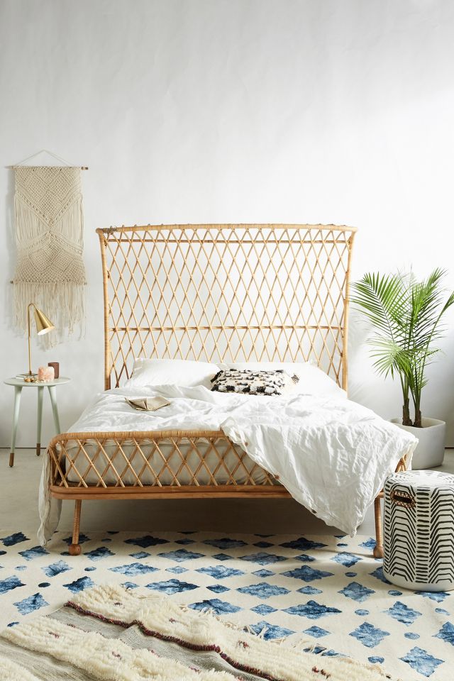 Anthropologie king store bed