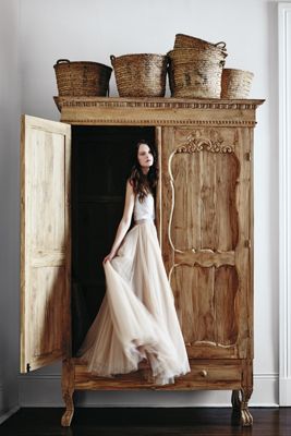 Handcarved Toren Armoire