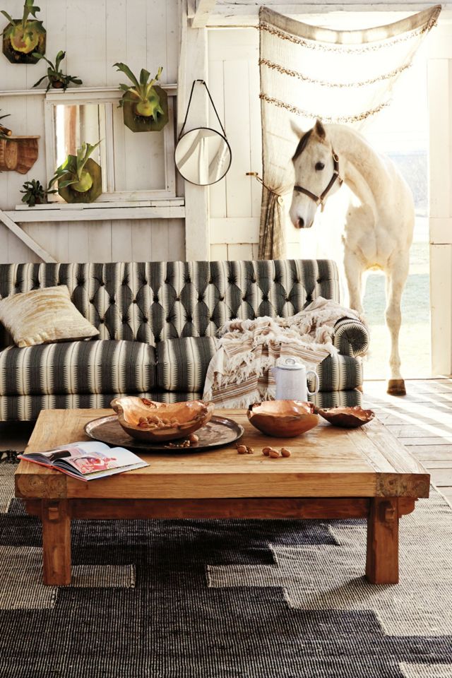 Wide Plank Coffee Table #4