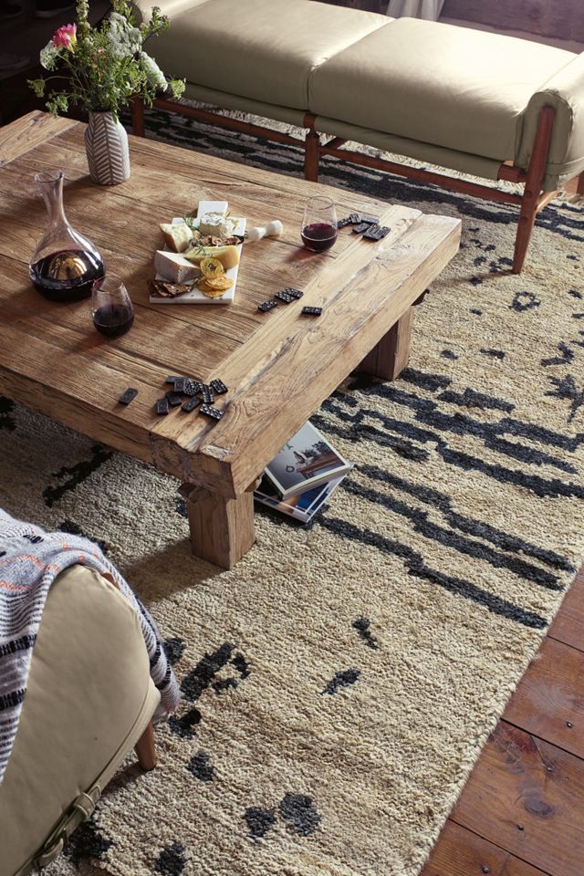 Wide Plank Coffee Table #6