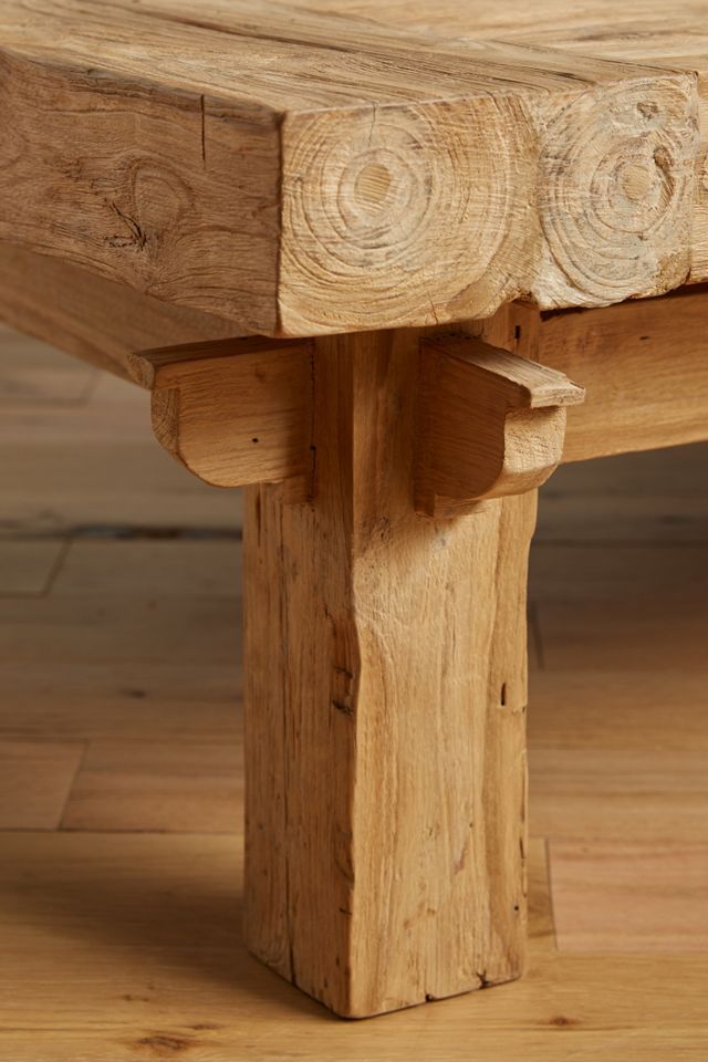 Wide Plank Coffee Table #1