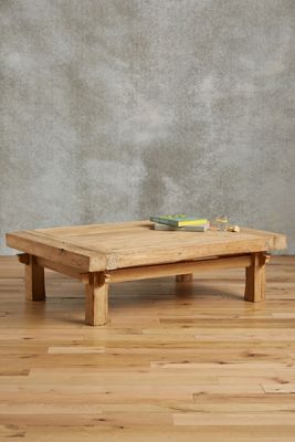 Wide Plank Coffee Table
